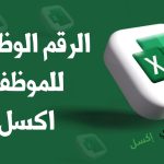 الرقم الوظيفي للموظف اكسل وكيفية الاستفادة منه للشركة الرقم الوظيفي للموظف اكسل