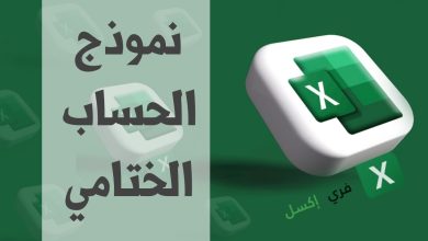 نموذج الحساب الختامي مصغرة